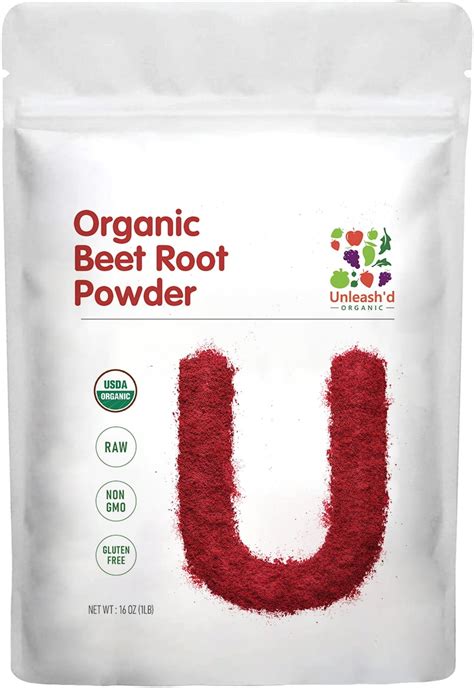 Organic Beetroot Powder Superfood 1 Pound Usda Certified Natural Nitric Oxide Booster 16 Oz