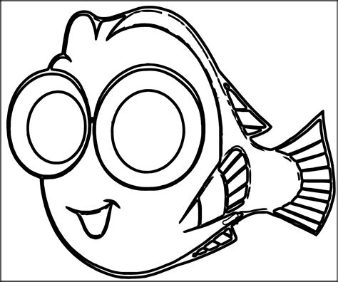 Baby Dory Coloring Pages | Wecoloringpage.com