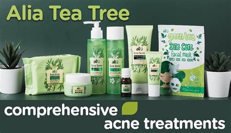 Product Review Comprehensive Acne Treatments With Alia Tea Tree Range