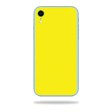 Mightyskins Apiphxr Solid Yellow Skin Decal Wrap For Apple Iphone Xr Sticker Solid Yellow