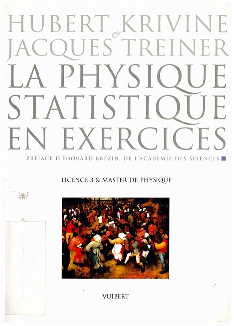 la physique statistique en exercices licence   master de physique