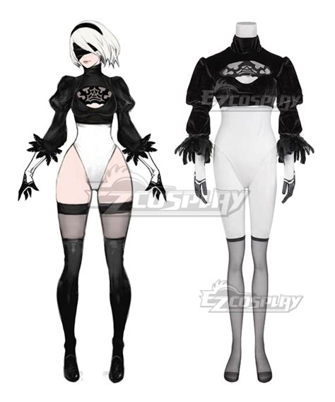 NieR Automata 2B YoRHa Type B Cosplay Costume