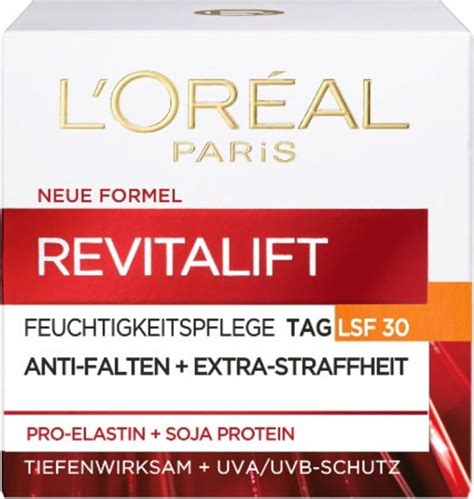 L ORÉAL PARIS REVITALIFT Klassik Tagespflege mit LSF 30 und Pro Elastin