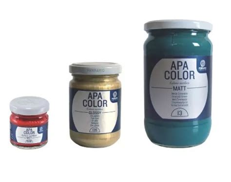 FERRARIO APA COLOR Colori Acrilici Fluidi Coprenti Pittura Decorazione