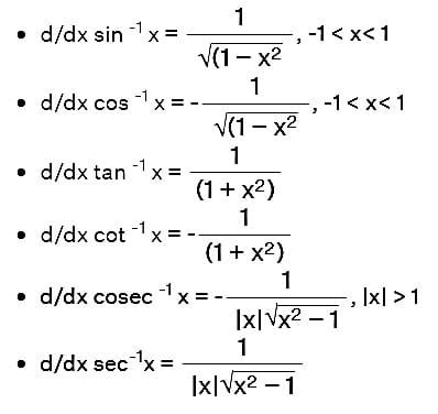 Calculus Formulas Differential Integral Calculus Formula