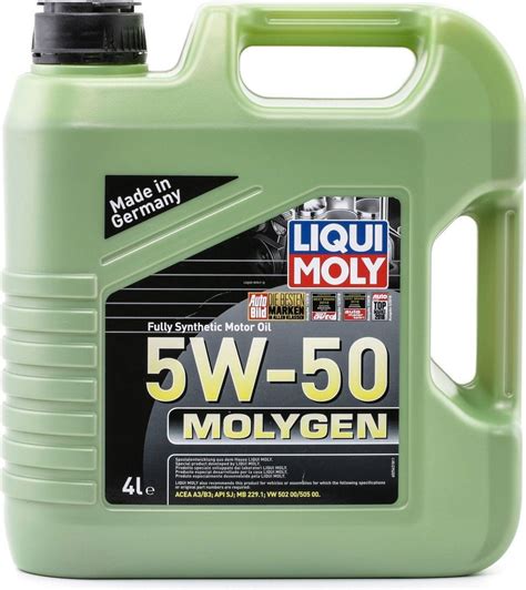 Liqui Moly Motorolie Sae 5w50 4l Motorolie • Pris