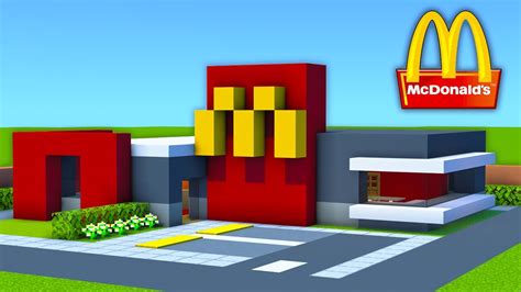 Minecraft Tutorial How To Make A Modern Mcdonalds Youtube