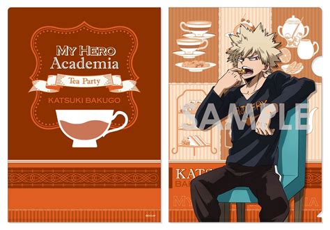 My Hero Academia Clear File Tea Party B Katsuki Bakugo HLJ