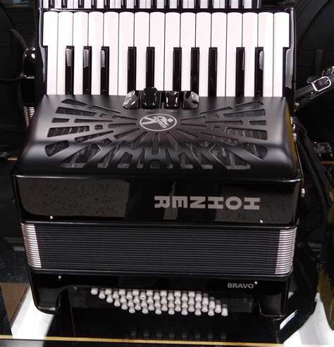 Hohner Bravo Ii 48 Bass Piano Accordion Black Jim Laabs Music Store