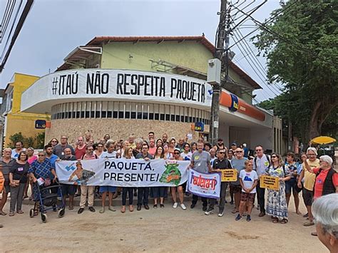 Manifesta O Re Ne Moradores Da Ilha De Paquet Rj Contra Cidades