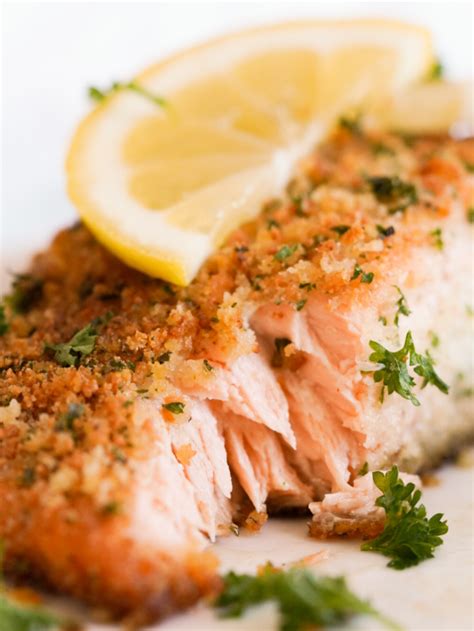 Baked Parsley Parmesan Salmon Recipe Wellness By Kay