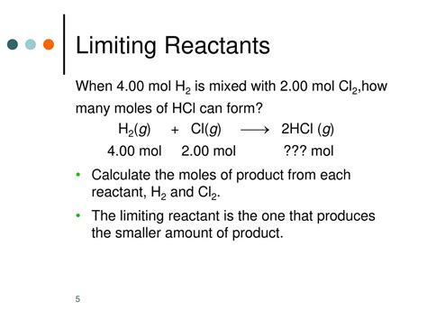 Chapter 3 Lesson 4 Limiting Reactants Ppt Download