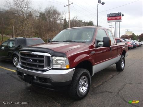 Dark Toreador Red Metallic Ford F Super Duty Xlt Supercab X