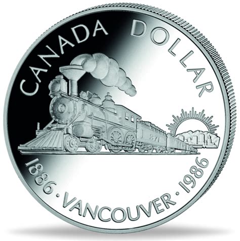 Kanada Kanadischer Dollar Vancouver Pacific Express Silber