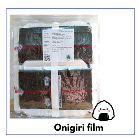 Promo Triangle Onigiri Sushi Nori 100 Sheet Halal Wrapper 100 Lembar