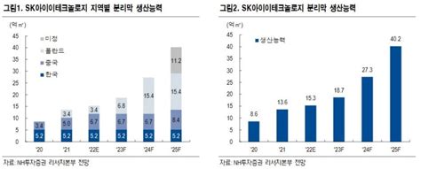 Nh證 Sk아이이테크놀로지 올해 흑자 전환 가능 파이낸셜뉴스