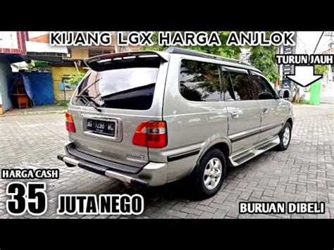 HARGA MOBIL TOYOTA KIJANG LGX BEKAS HANYA 35 JUTA MASIH BISA NEGO YouTube