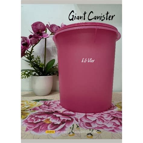 Giant Canister Bekas Tong Keropok Tupperware Shopee Malaysia