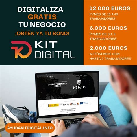 Cómo solicitar la Ayuda del Kit Digital para el Segmento 2 Nimio