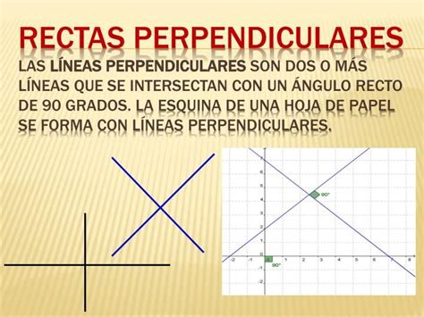 Angulos De Rectas Perpendiculares Ecer