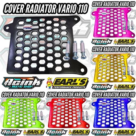 Radiator Cover HRC Vario 110 Cnc Vario Aluminum Carburetor Cover