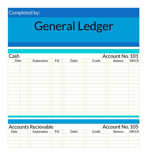 35 Free General Ledger Templates Word Excel