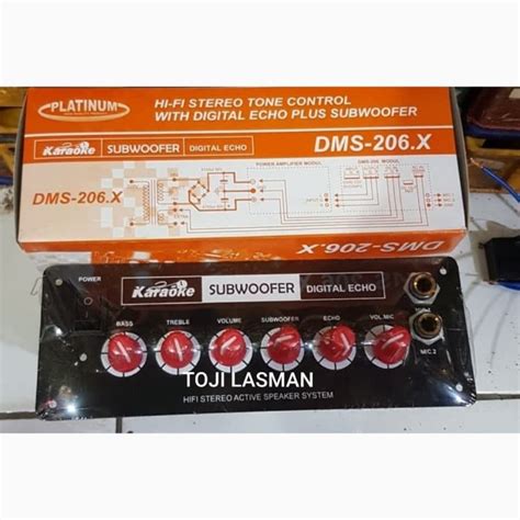 Jual Tone Kontrol Control Stereo Echo Mic Dms Platinum Shopee