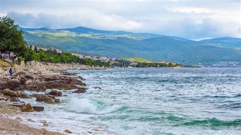 Kroatien Kvarner Bucht Krk Baska Novi Vinodolski Rijeka Crikvenica