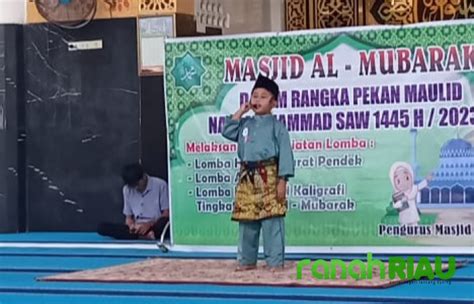 Sambut Pekan Maulid Nabi Muhammad SAW Masjid Al Mubarak Gelar Berbagai