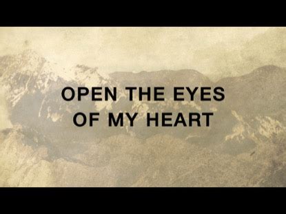 Open The Eyes Of My Heart Video Worship Song Track with Lyrics | Paul ...