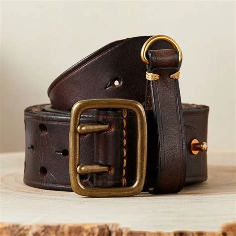 Cm Fashion High Quality Cowskin Double Pin Buckle Genuine