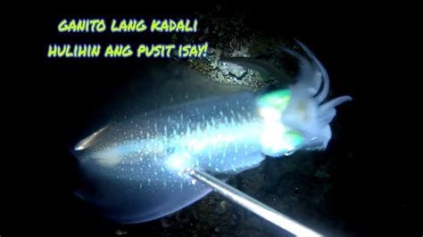 Night Spearfishing Unang Lusong Thank You Lord May Pang Ulam Na