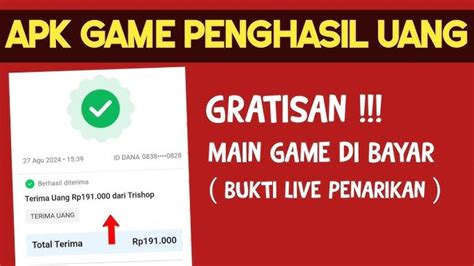 Aplikasi Penghasil Saldo Dana Terbukti Membayar Cuma Main Game