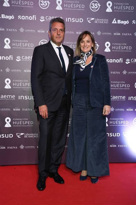 Sergio Massa Y Malena Galmarini Participaron De La Cena Anual De La