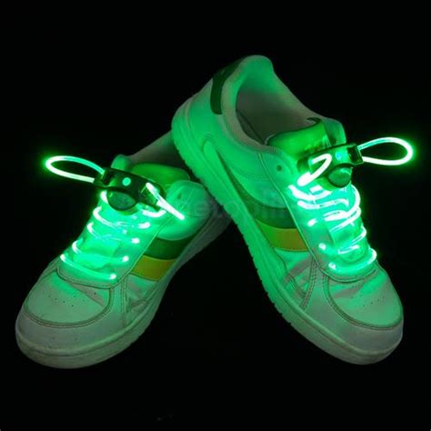 Led Light Up Flash Shoelaces Shoe Disco Lite Glow Stick