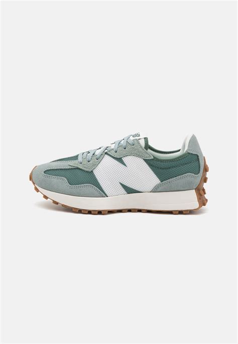 New Balance 327 Unisex Trainers Light Greymottled Olivlight Grey Uk