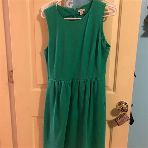 J Crew Dresses J Crew Dress Green Size Medium Poshmark