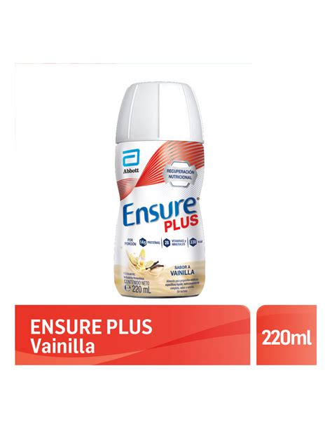 Ensure Plus Suplemento Bebible Sabor Vainilla X 220 Ml En Farmacias Lider