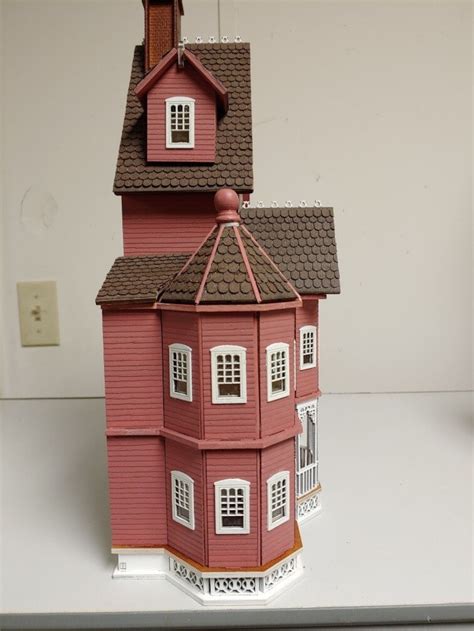 1 48 Ashley Abigail A Victorian Wooden Dollhouse Kit Quarter Etsy