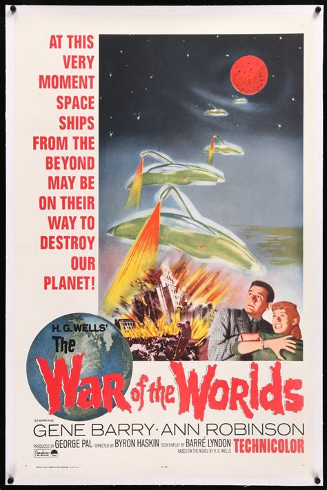 War of the Worlds (1953) | War of the worlds, Movie posters vintage, War