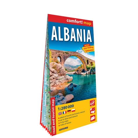 Albania Mapa Samochodowa Niska Cena Na Allegro Pl