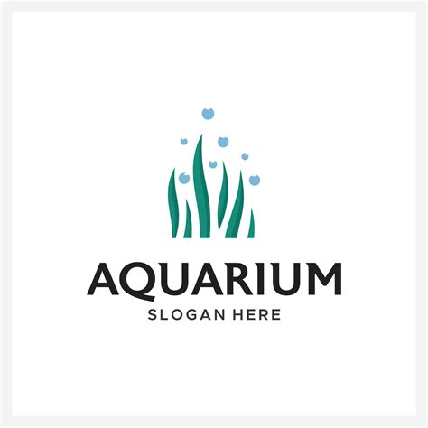 Aquarium Logo Design Template Minimalist 11265653 Vector Art At Vecteezy