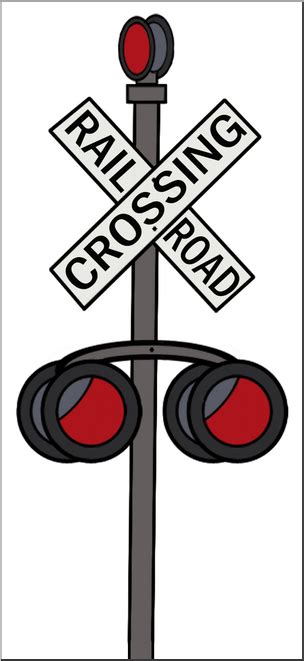 Railway Crossing Sign Clipart Vinyl