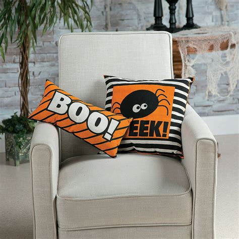 Halloween Throw Pillows - Home Decor - 2 Pieces - Walmart.com - Walmart.com