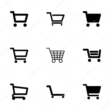 Conjunto De Iconos Del Carrito De Compras Vectorial Vector Gr Fico