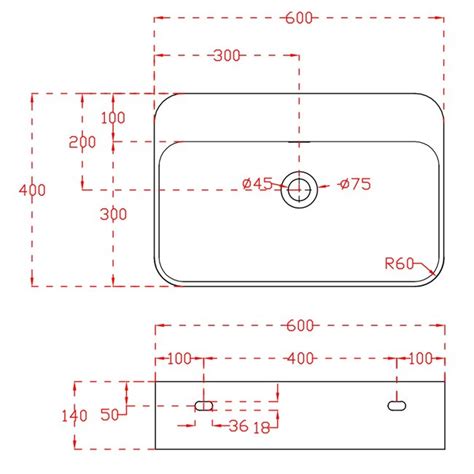 Ophang Wastafel Solid Surface X X Cm Mat Wit Sanitear