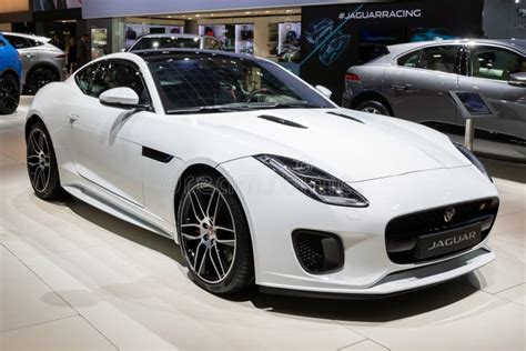 Jaguar F Type Chequered Flag Special Edition Sports Car Editorial Stock