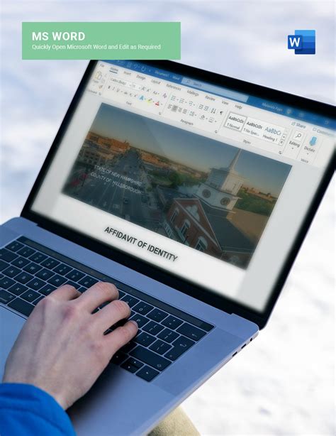 New Hampshire Affidavit Of Identity Template In Word Google Docs