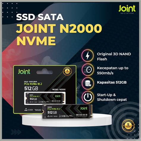 โซลิดสเตทไดรฟ์ Ssd Joint Pcie M2 Nvme N2000 512gb Shopee Thailand