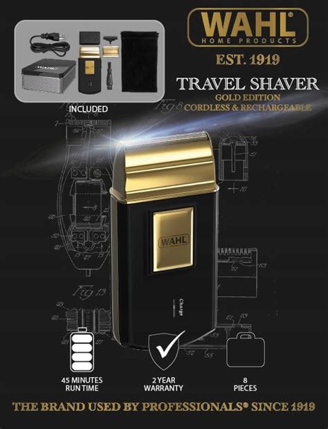 Golarka Wahl 3615 Travel Shaver Gold Edition Sklep firmowy Wahl i Moser